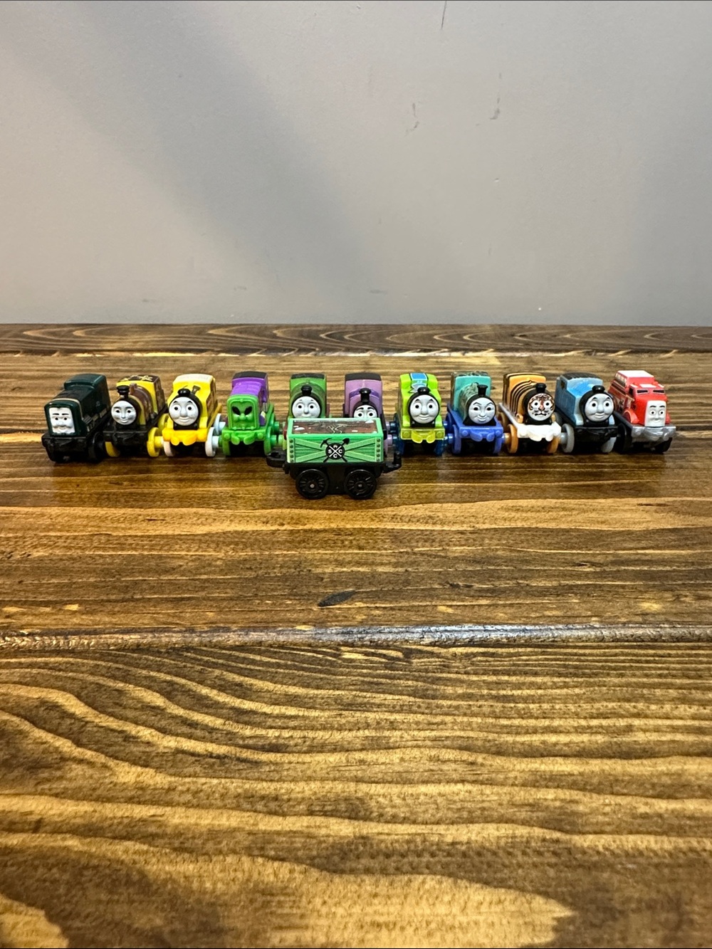 Lot of 12 Thomas the Train Micro Mini trains.